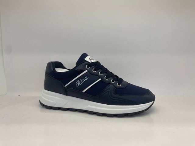 Spring Breathable Custom High Quality Sneaker Fashion Style Anti Slip Blue Men Casual Shoes